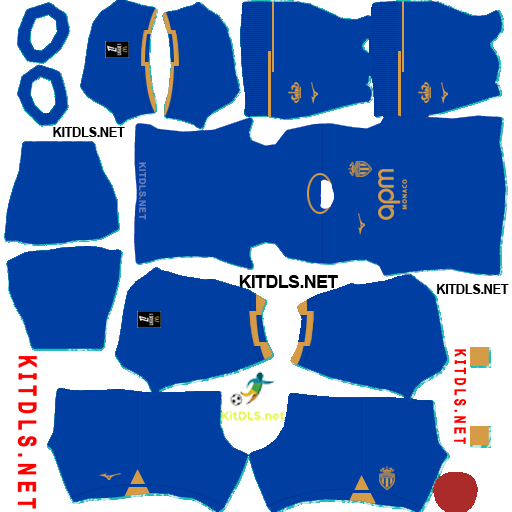 AS Monaco Away Kit 25 26 DLS