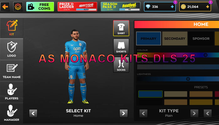 AS Monaco KITS DLS 25