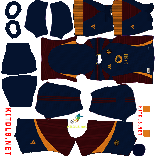 AS Roma Third Kit 2024 - 2025 DLS 24
