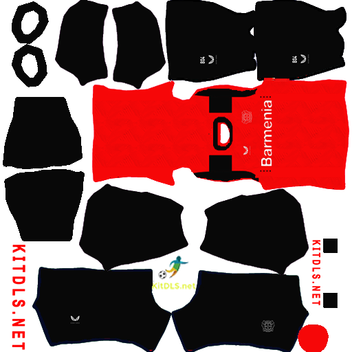 Bayer Leverkusen Home Kit 2024 2025 DLS 24