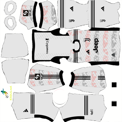 Kit Juventus 2023 - 2024 Away DLS 2024