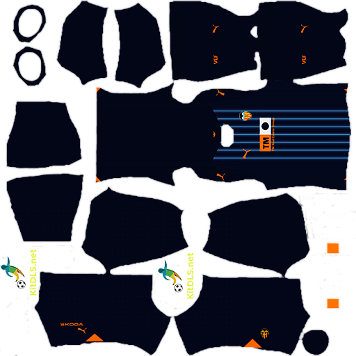 Kit Valencia Away CF 2023 - 2024 DLS 24