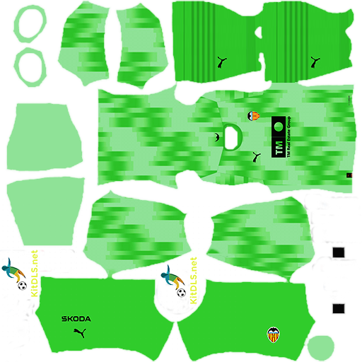 Kit Valencia GK Away 2023 2024 DLS 24