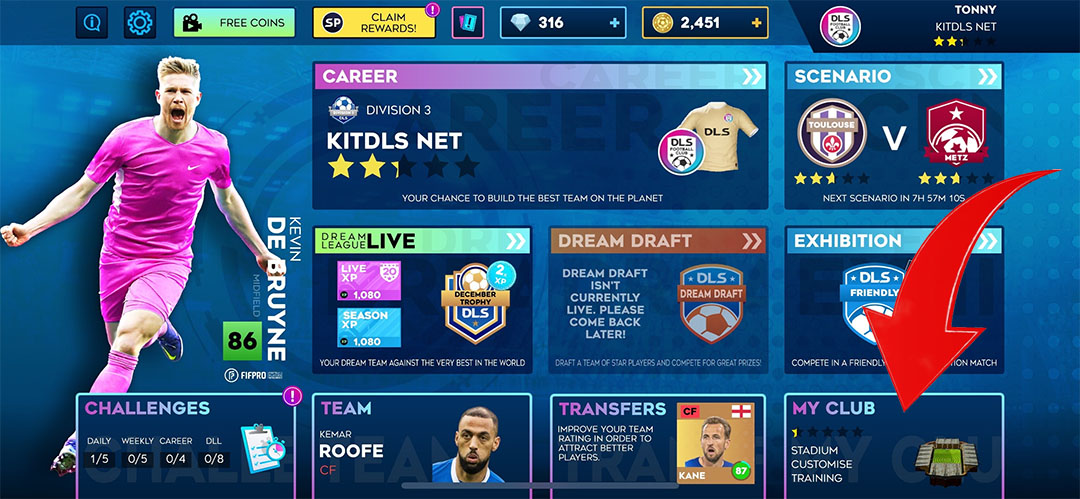 Cách thay đổi Kit DLS 2024