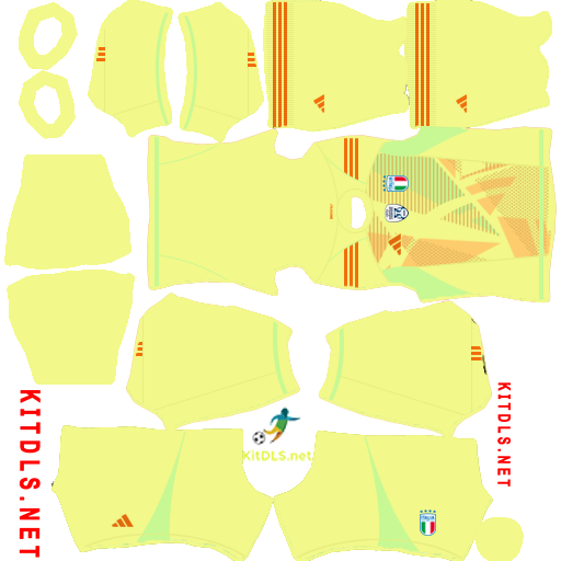 Italy GK Away Kit 2024 2025 DLS 24