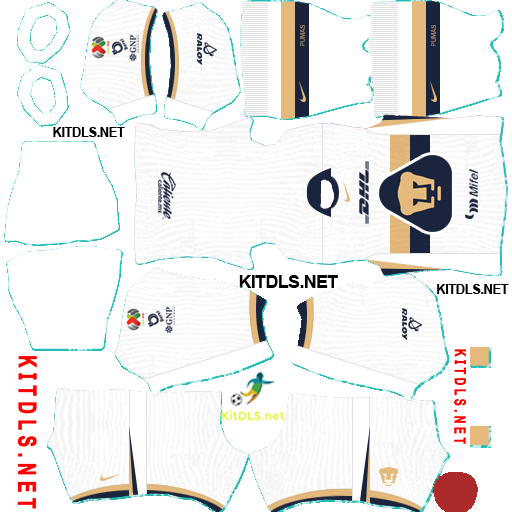 Pumas UNAM Home Kit 25 26 DLS