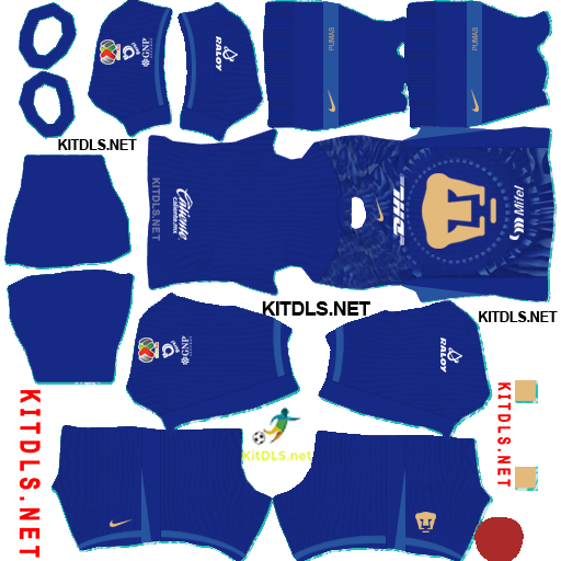 Pumas UNAM away Kit 25 26 DLS