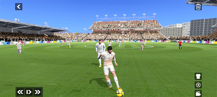 AS Roma Away Kit 2024 2025 ingame DLS 24