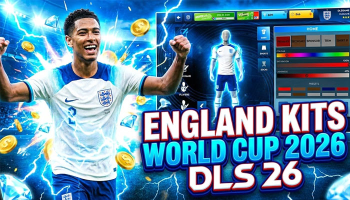 England Kits DLS 26 World Cup 2026