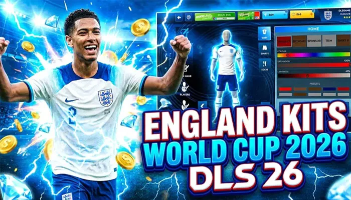 England Kits DLS 26 World Cup 2026