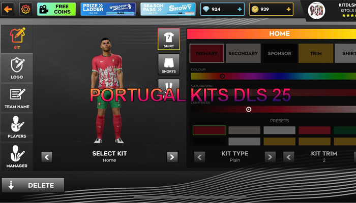 PORTUGAL KITS DLS 25