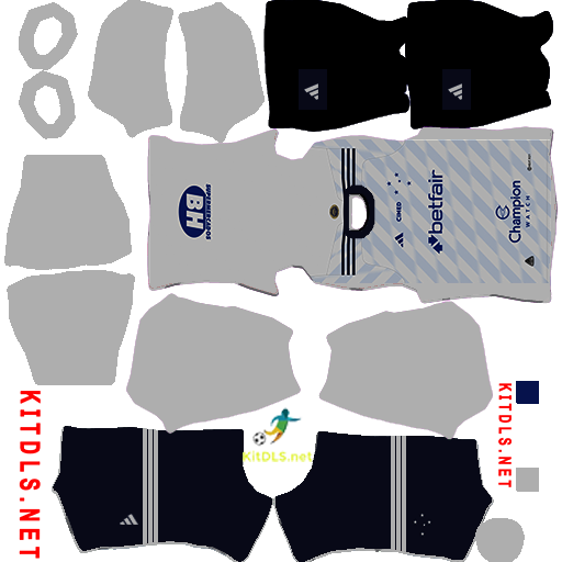 Cruzeiro Away Kit DLS 2024 2025 DLS 24