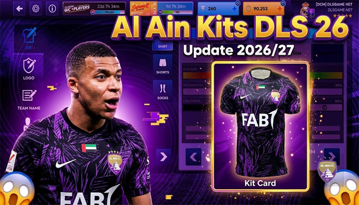 Al Ain Kits 2026 27 DLS