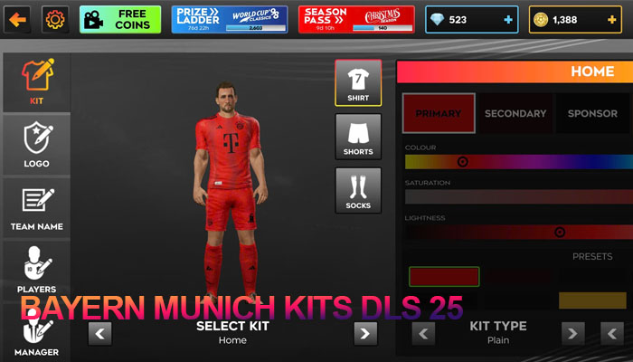 BAYERN MUNICH KITS DLS 25