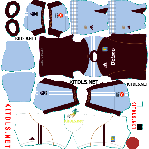 Aston Villa Home Kit 25 26 DLS 26