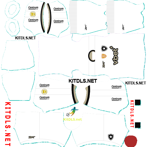 Botafogo Away Kit 25 26 DLS