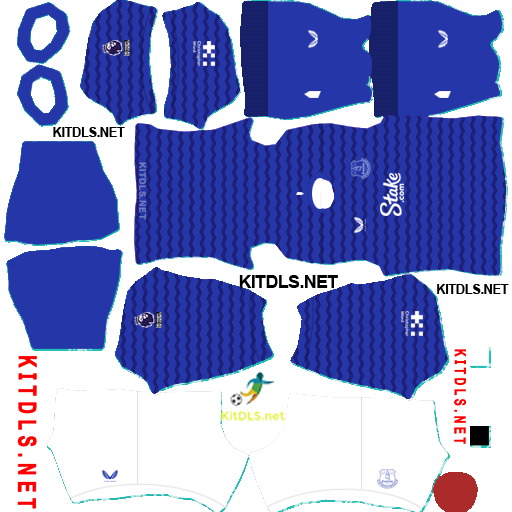 Everton Home Kit 25 26 DLS