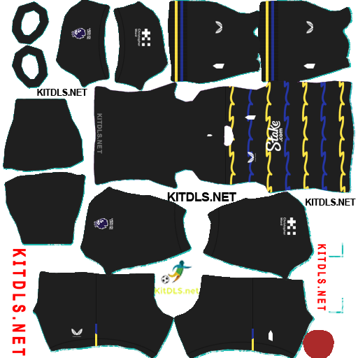 Everton Third Kit 25 26 DLS