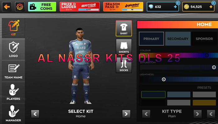 al nassr KITS DLS 25