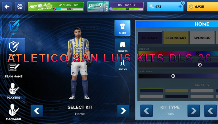 Atletico San Luis KITS DLS 26