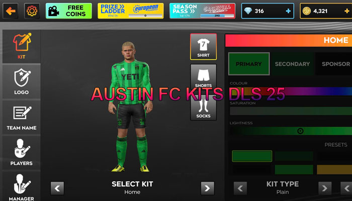 Austin FC Kits DLS 26