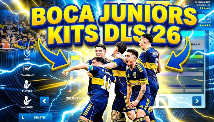 Boca Juniors Kits DLS 26