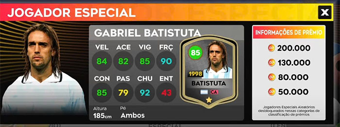 GABRIEL BATISTUTA DLS 26