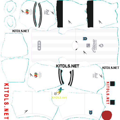 Queretaro FC Away Kit 25 26 DLS