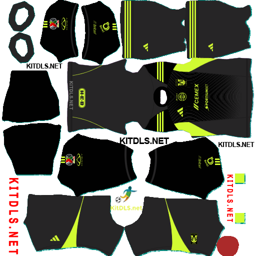 Tigres UANL GK1 Kits 2025 26 DLS 25