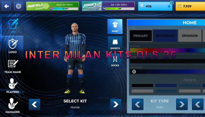 inter milan KITS DLS 26