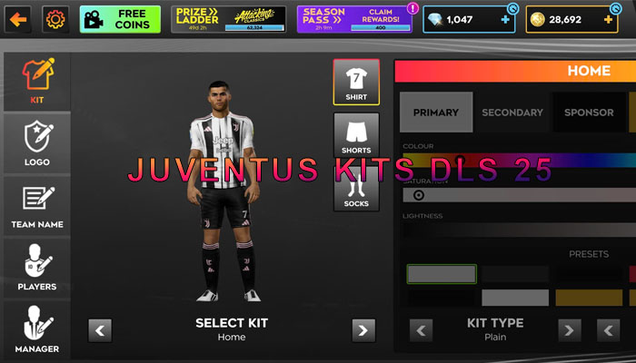 juventus KITS 25 26 DLS 25