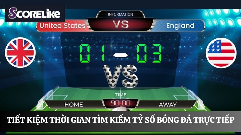 Tỷ số bóng đá trực tuyến cập nhật nhanh nhất tại Scorelike 