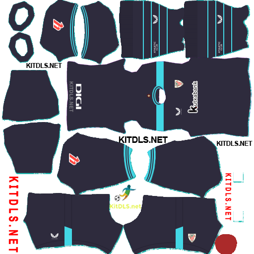 Athletic Bilbao Away Kit 25 26 DLS25