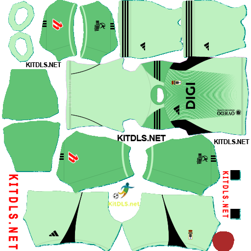 Real Oviedo GK1 Kit 25 26 DLS 26