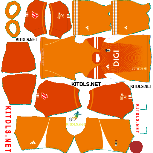 Real Oviedo GK3 Kit 25 26 DLS 26
