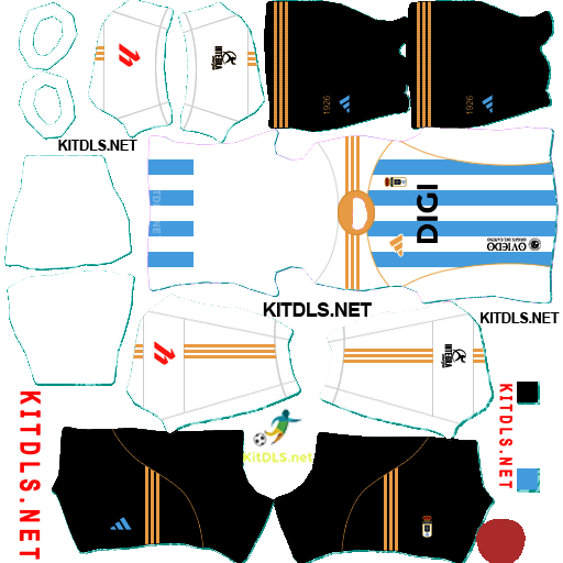 Real Oviedo Third Kit 25 26 DLS 26