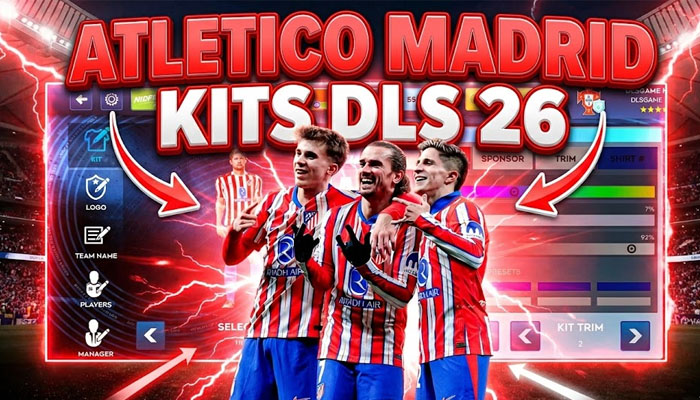 Atletico Madrid Kits DLS 2026