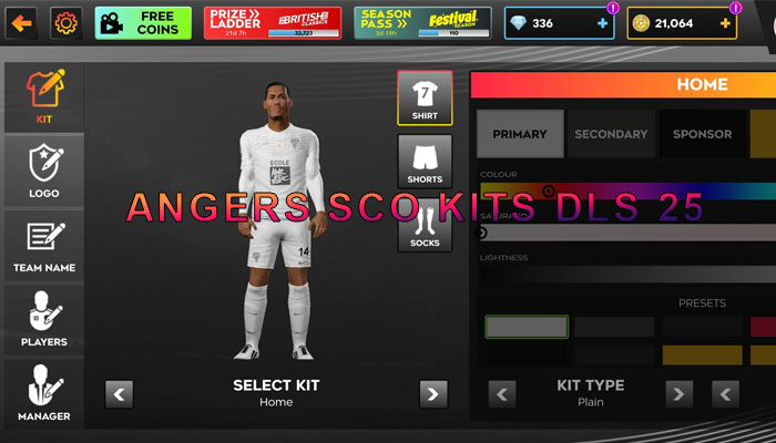 Angers SCO KITS DLS 25