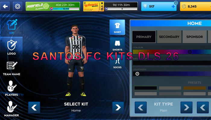 Santos FC KITS DLS 26