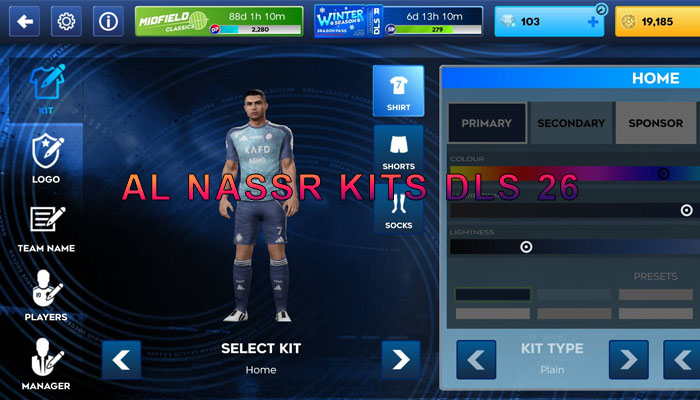 al nassr KITS DLS 26