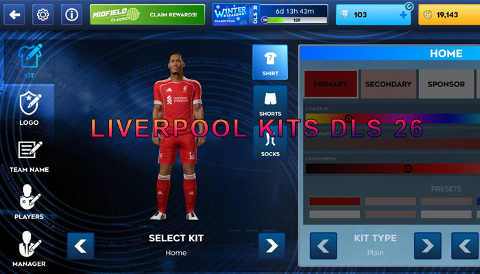 liverpool KITS DLS 26