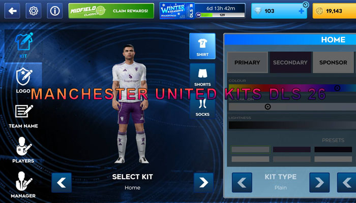manchester united KITS DLS 26