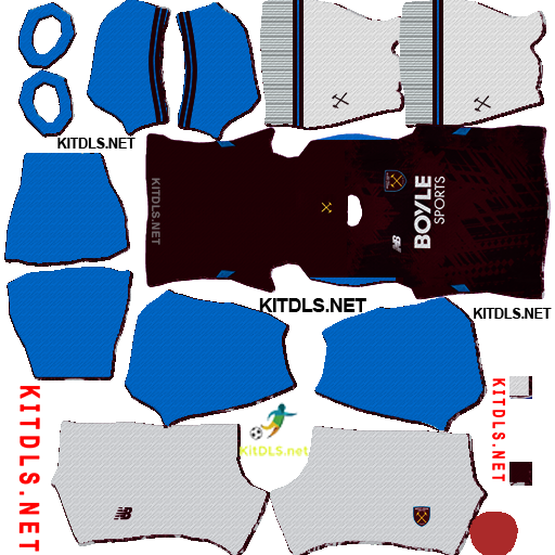 West Ham Home Kit 2026 27 DLS