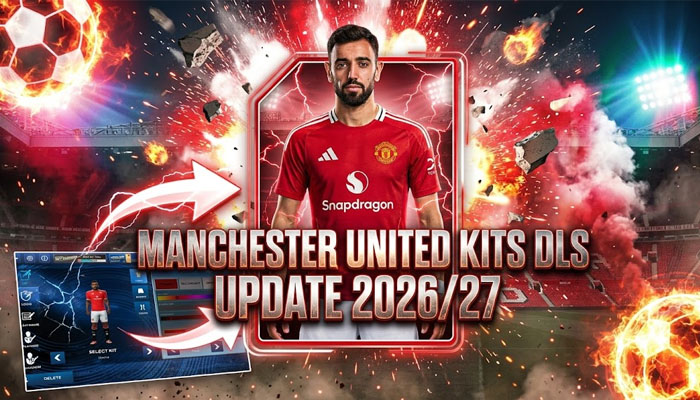 manchester united kits dls 2026 27