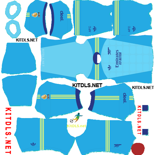 Arsenal GK2 Kit 2026 27 DLS