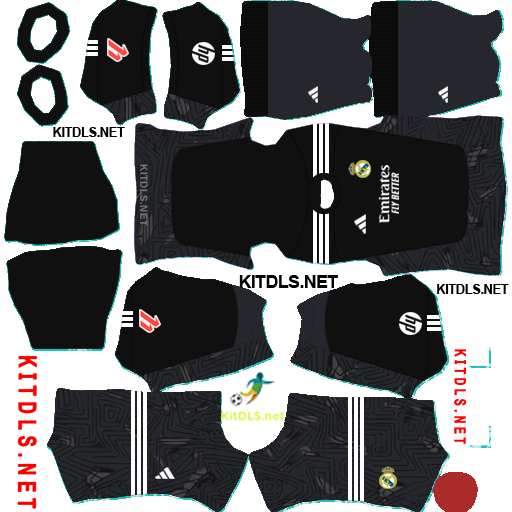 Real Madrid GK Kit 2026 27 DLS