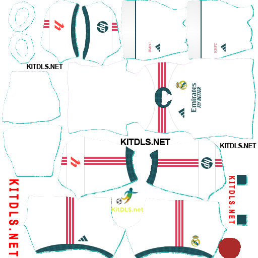 Real Madrid Home Kit 2026 27 DLS