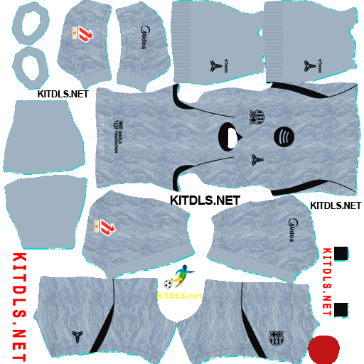 La Liga Barcelone GK2 Kit 2026 27 DLS