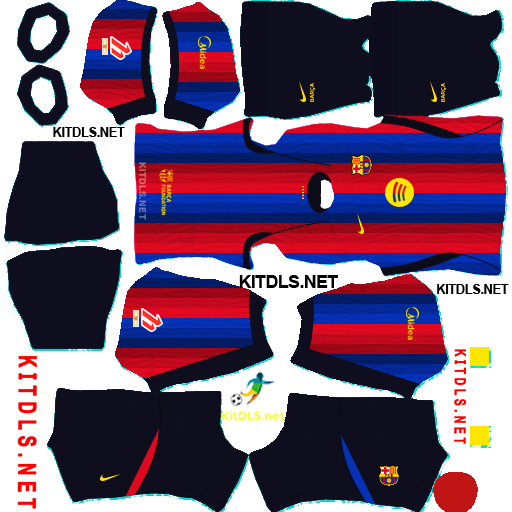La Liga Barcelone Home Kit 2026 27 DLS