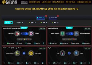 Xem Bóng Đá Trực Tiếp Socolive